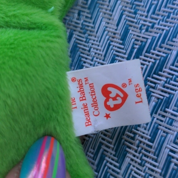 TY LEGS the FROG Beanie Baby 1993 Vintage Toy Collectible ✨ BD 4-25-93 - Picture 6 of 9